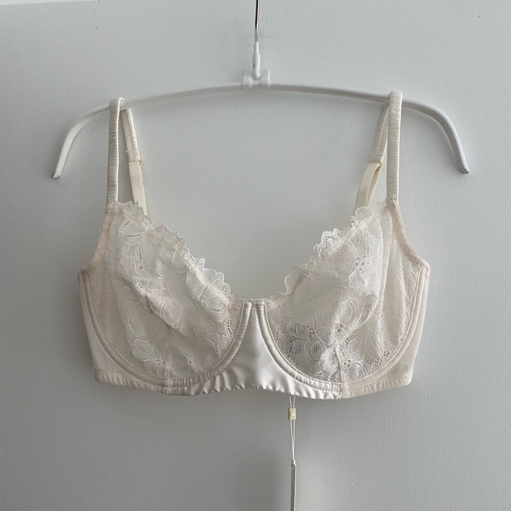 White Journelle Lexi Demi Bra 32F